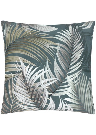 Evans Lichfield Green Palma Filled Outdoor Cushions (43cm x 43cm x 8cm)