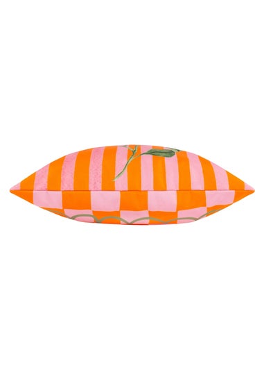 furn. Oranges Filled Outdoor Cushion (43cm x 43cm x 8cm)