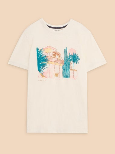 T-Shirt mit Marokko-Motiv