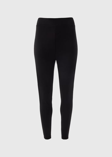 Black Diamante Side Leggings