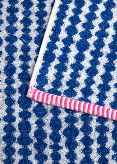 Blue Irregular Spot Towel