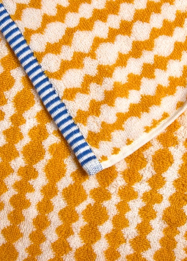 Yellow Irregular Spot Towel