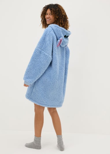 Disney Blue Stitch Snuggle Hoodie