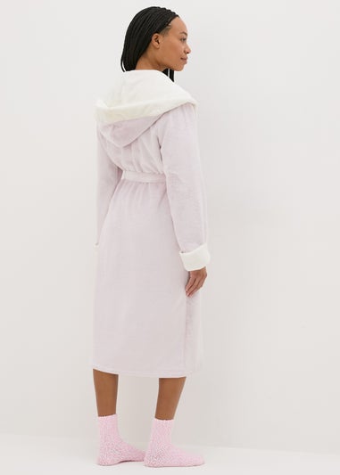 Pink Fleece Dressing Gown