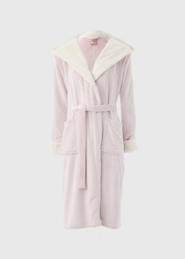 Pink Fleece Dressing Gown