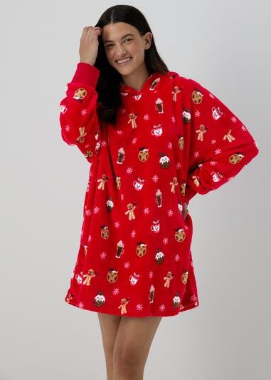 Red Christmas Snuggle Hoodie