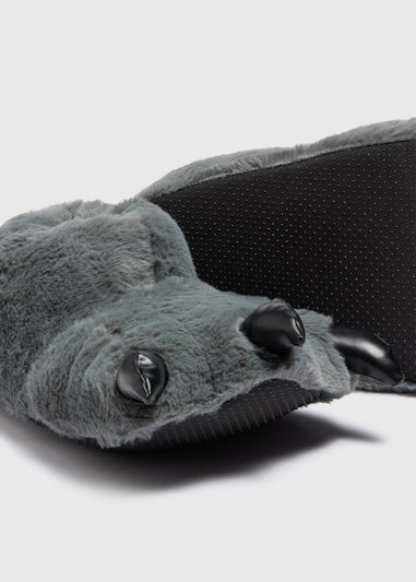 Grey Claw Novelty Slippers