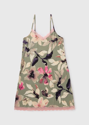 Green Floral Soft Touch Nightie