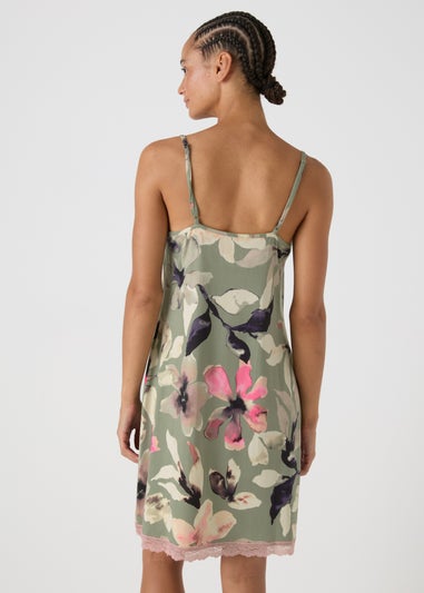 Green Floral Soft Touch Nightie