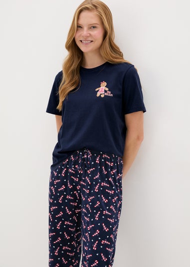 Navy Pyjama Top