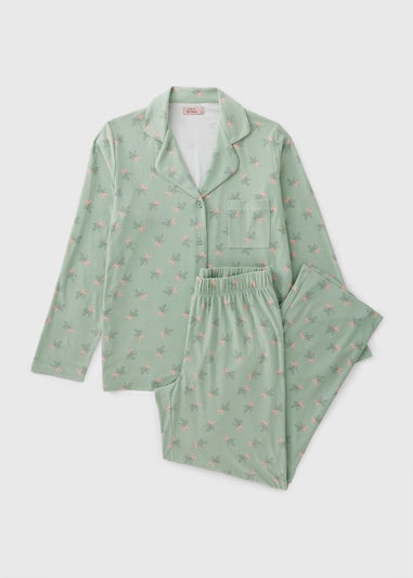 Green Mistletoe Pyjama Set