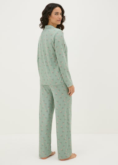 Green Mistletoe Pyjama Set