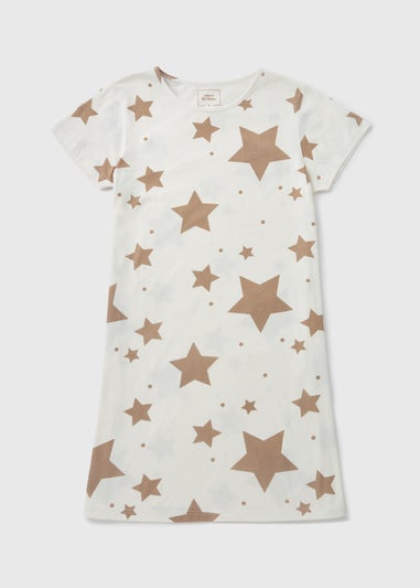 Oatmeal Star Nightie