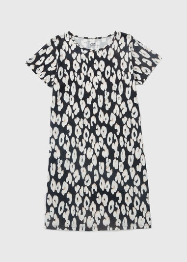 Black Animal Print Nightie