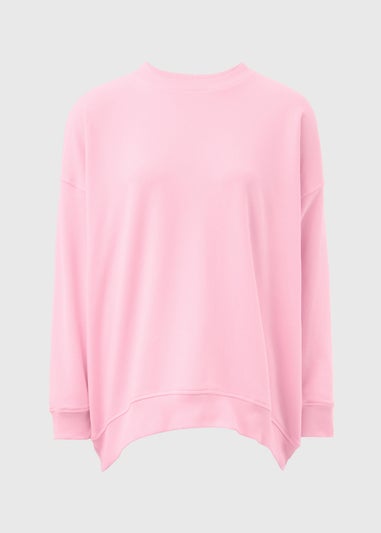 Pink Oversized Sweatshirt