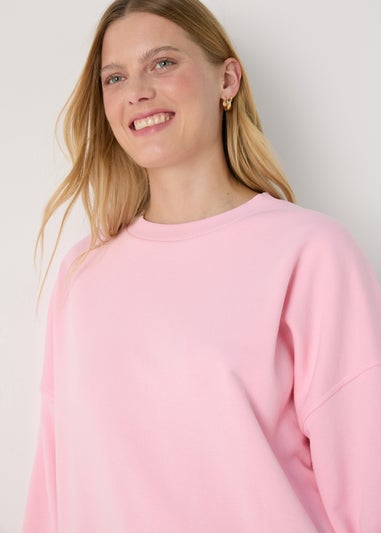 Pink Oversized Sweatshirt