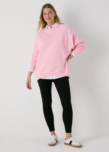 Pink Oversized Sweatshirt