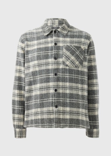 Grey Check Cosy Shacket