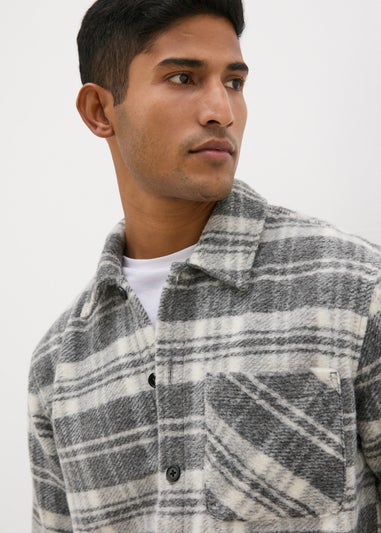 Grey Check Cosy Shacket