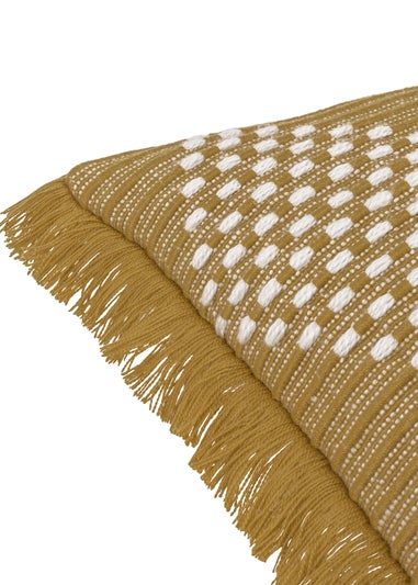 furn. Gold Kadie PET Woven Outdoor Filled Cushion (45 x 45 x 8cm)