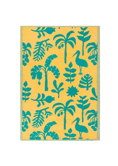 furn. Yellow Marula Outdoor 100% Recycled Rug (120 x 180cm)