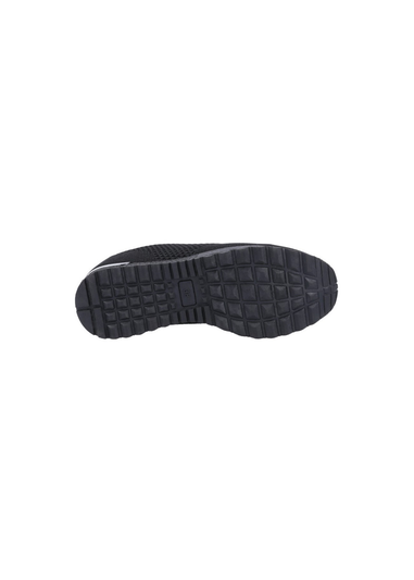 Hush Puppies Black Katrina Lace Up Trainer