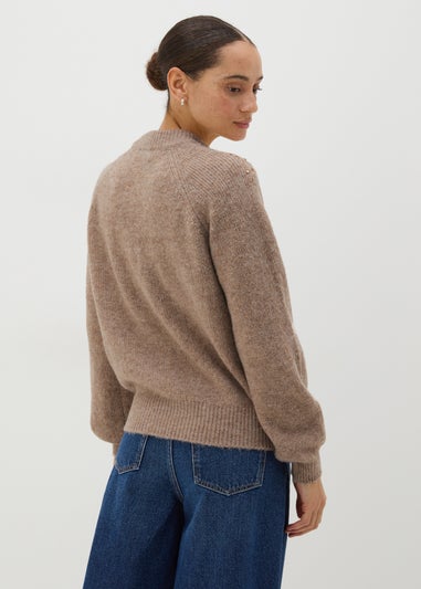 Beige Scatter Sequin Jumper