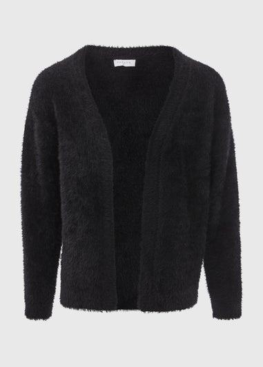 Black Fluffy Cardigan