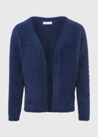 Navy Fluffy Cardigan