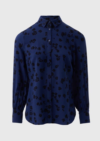 Blue Floral Shirt