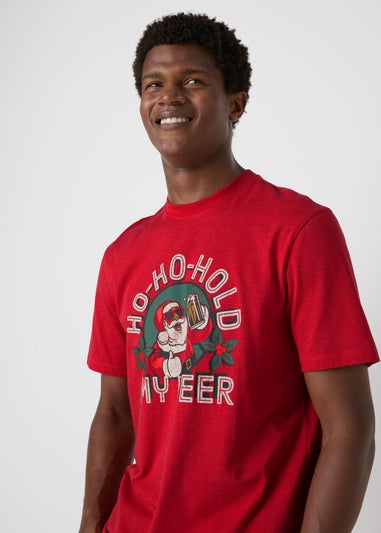 Red Christmas Beer T-Shirt