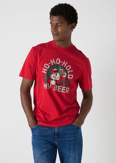 Red Christmas Beer T-Shirt