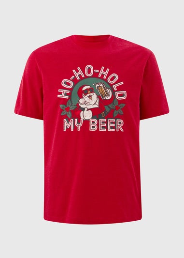 Red Christmas Beer T-Shirt