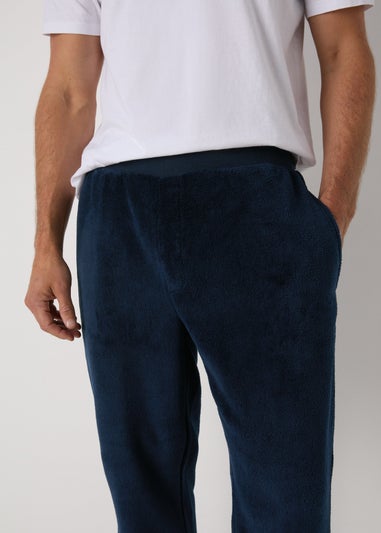 Navy Fleece Pyjama Bottoms