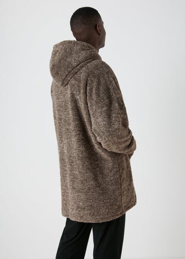 Brown Two Tone Snuggle Hoodie