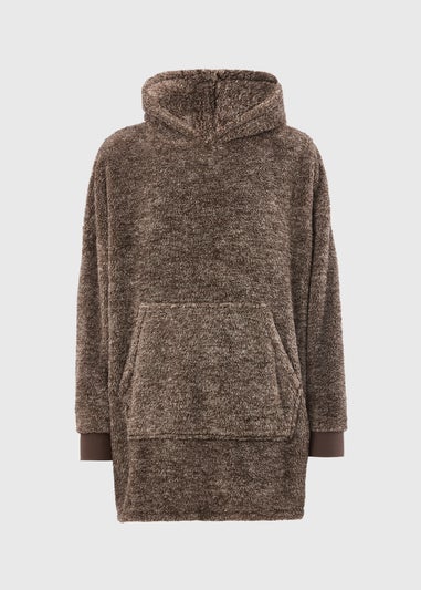 Brown Two Tone Snuggle Hoodie