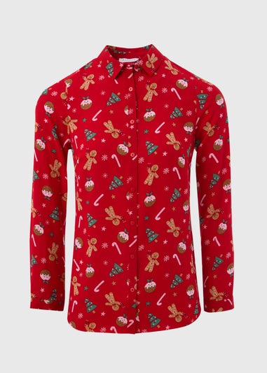 Red Christmas Gingerbread Shirt