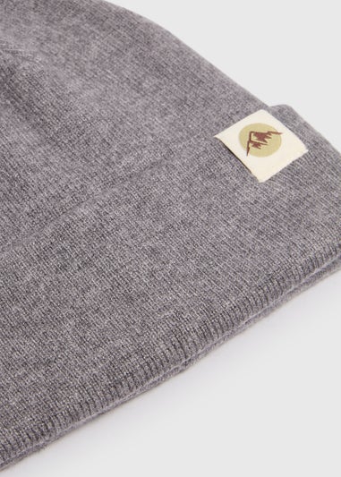 Grey Badge Beanie