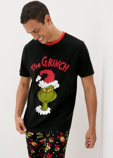 Unisex Grinch Black Christmas Pyjama Set