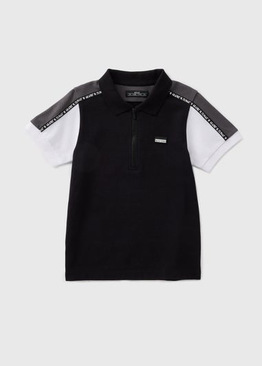 Boys Black Polo Shirt (7-15yrs)