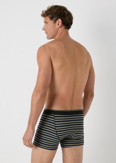 5 Pack Multicolour Stripe Keyhole Boxers