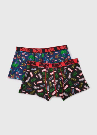 Marvel 2 Pack Multicolour Boxers