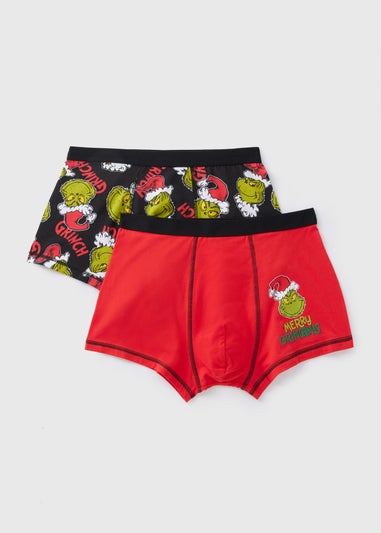 2 Pack Grinch Boxers