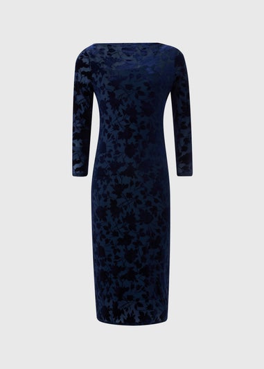 Navy Swing Dress