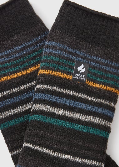 Heatholders Black Stripe Thermal Socks