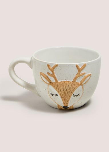 Wondrous White Reindeer Mug