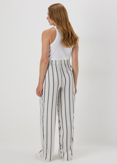 White Stripe Trousers