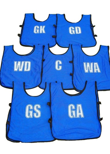 Precision Kids Midnight Blue Mesh Netball Training Bib (Pack of 7)