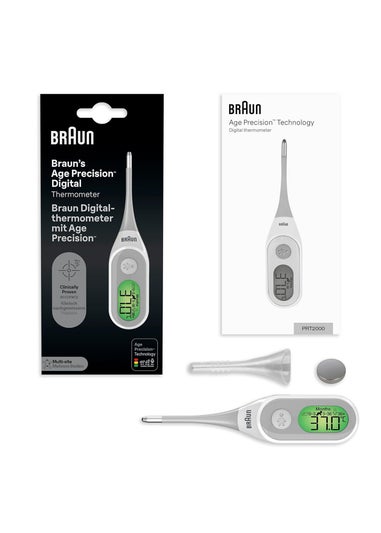 Braun White No Touch Thermometer Age Precision