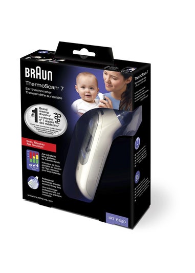 Braun White Thermoscan 7 Thermometer